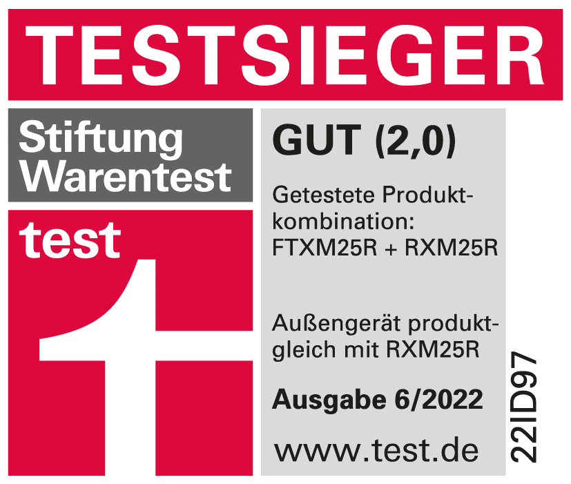 Daikin Perfera 2022 Testsieger Daikin Perfera 2022 Testsieger Klimaanlage